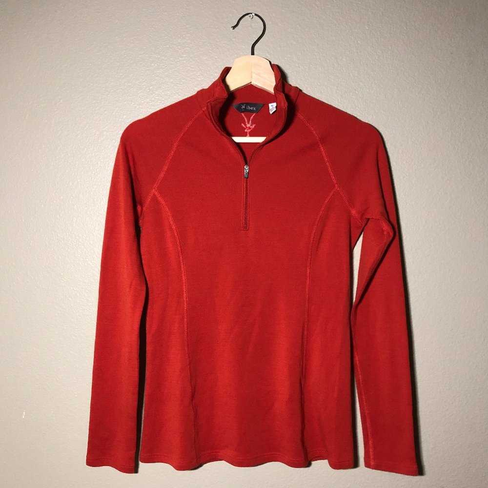 Ibex Merino Zepher Zip Tee